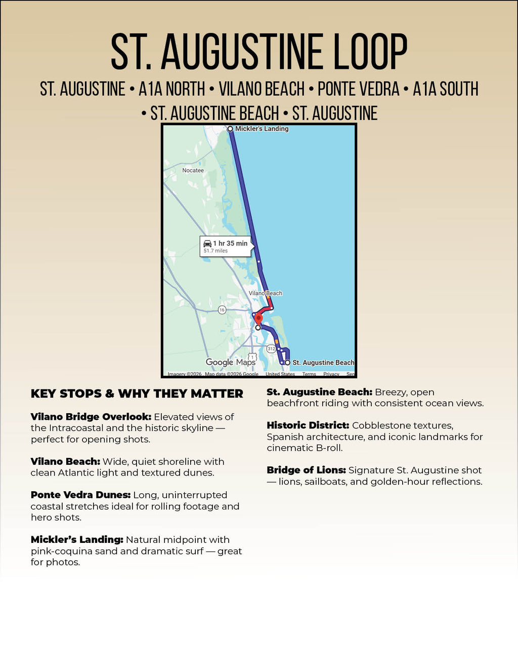 Florida Moto-Travel Guide Vol. I