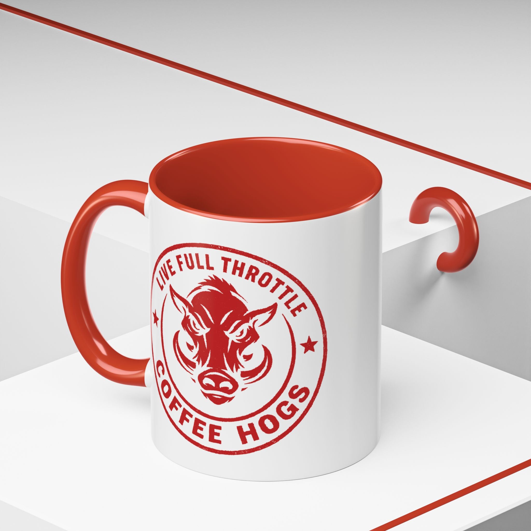Coffee Hogs Classic Rider Mug | Coffee • Bikes • Florida