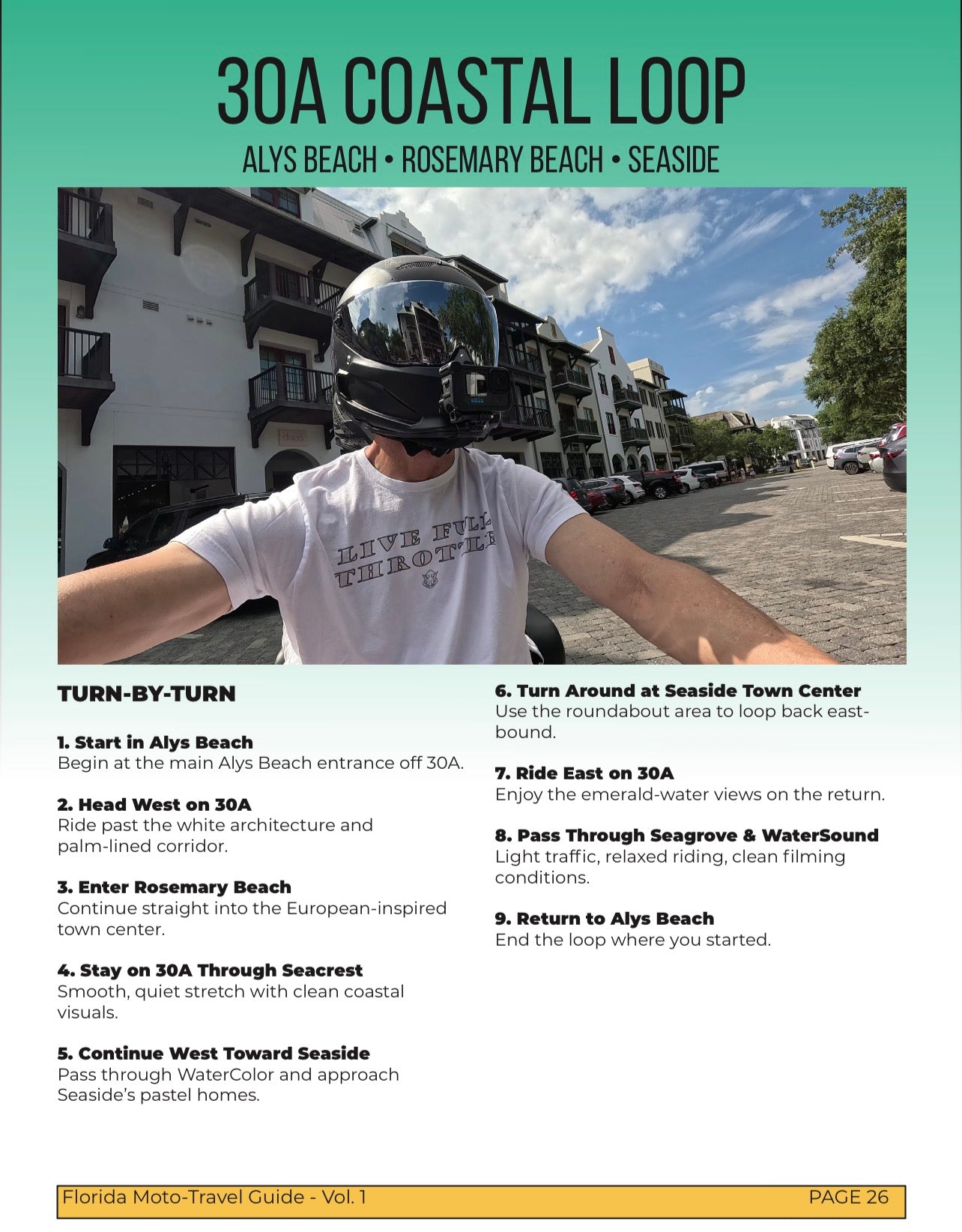 Florida Moto-Travel Guide Vol. I: Scenic Motorcycle Routes & Hidden Florida Roads